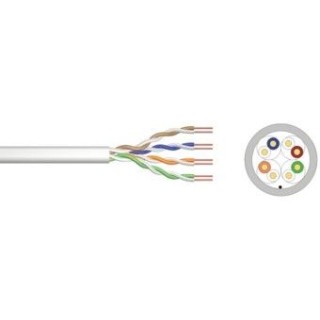 ewent cable de red ewent ew - mat - 6u - r - 305 - s cat 6 u - utp awg23 - 1 cca 305mt rigido