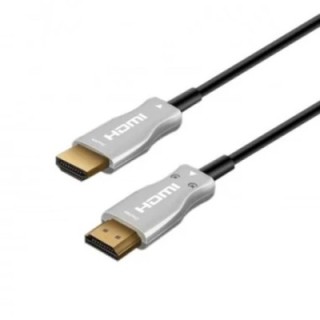 ewent cable hdmi ewent 4k uhd fibra optica hibrido 20m    macho    macho