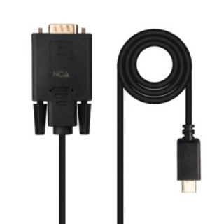 nanocable cable conversor usb c/m a vga/m 1,8 m