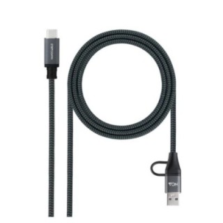 nanocable cable usb3.2 100w usb c+a/usb c 3 m