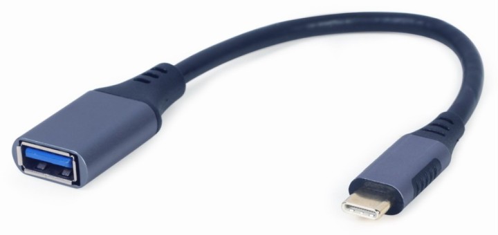 adaptador gembird usb c a otg  cm/af  gris espacial
