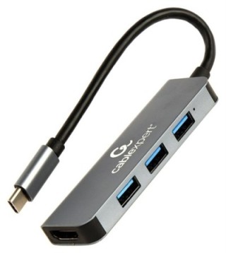 adaptador multipuerto gembird usb tipo c 2 en 1 hub , hdmi