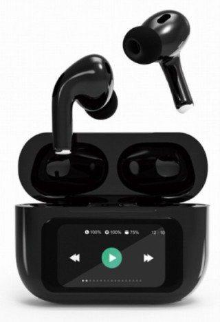 auriculares gembird tws lcd anc 01 bk negro bt