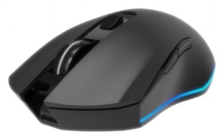 raton gaming gembird rgb inalambrico recargable de 6 botones "firebolt" negro
