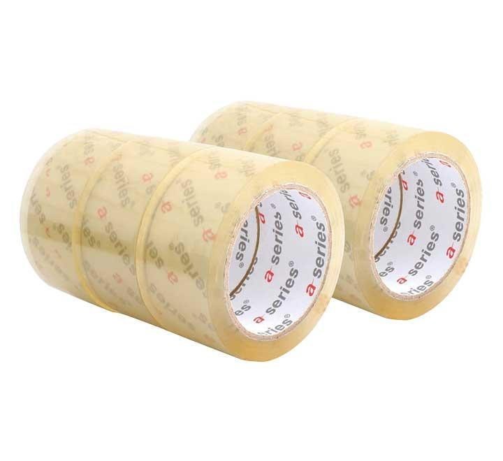 pack 6 rollo precinto pvc 50x66m transp