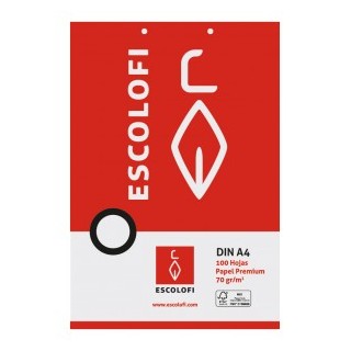 resmilleria 500h escolofi 70g a4 liso 2t ap. pack  5 unidades