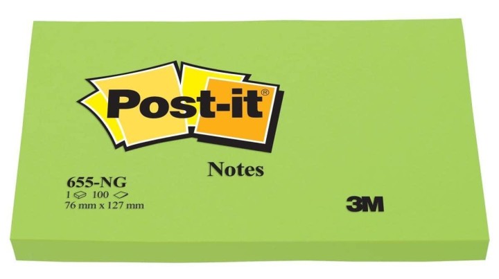 desc.  pos bloc notas 76x127 neon verde 100h