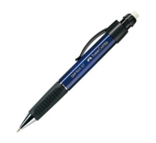 portaminas faber castell grip plus 0.7mm azul