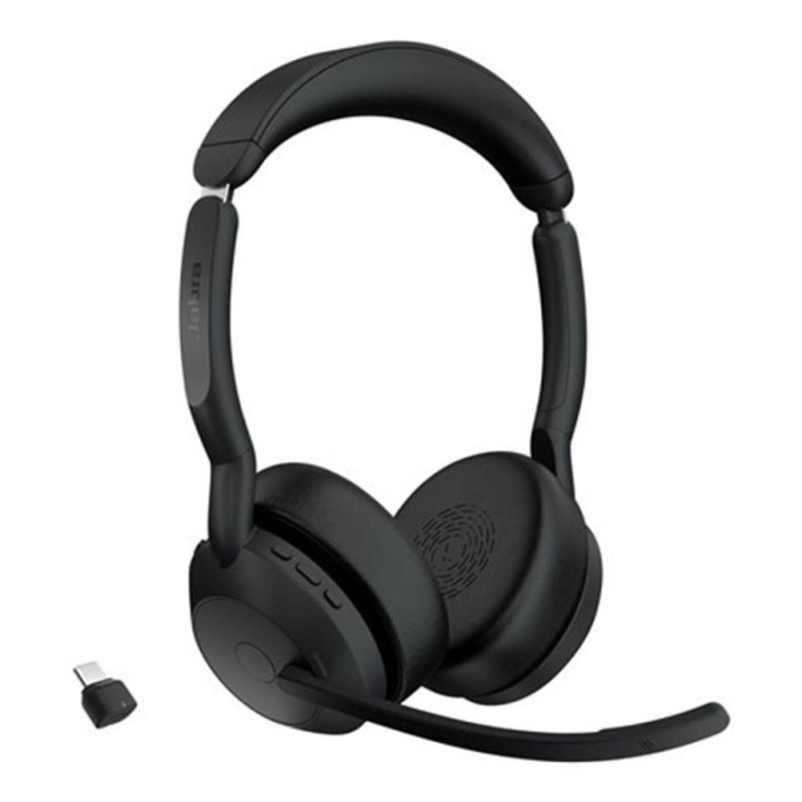 jabra auriculares jabra evolve2 55 uc stereo inalambrico negro