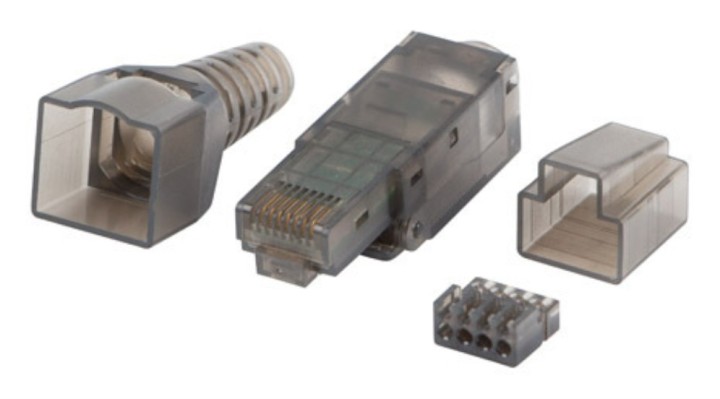 conector lanberg rj45 cat.6a utp plug 8p8c tool less