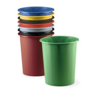 papelera plastico 305 burdeos faibo 305 13