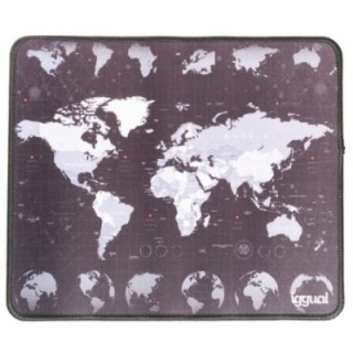iggual alfombrilla mapamundi rat?n 30x25 cm