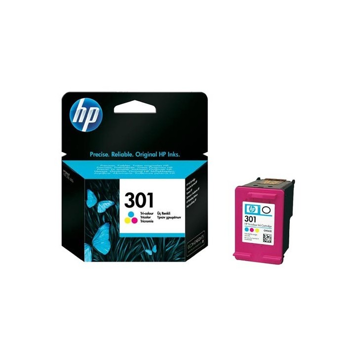 tinta hp ch562ee no 301 tricolor c/m/y