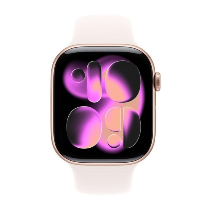 apple smartwatch apple watch series 11?gps + cellular 46mm rose gold alluminium case sport loop m