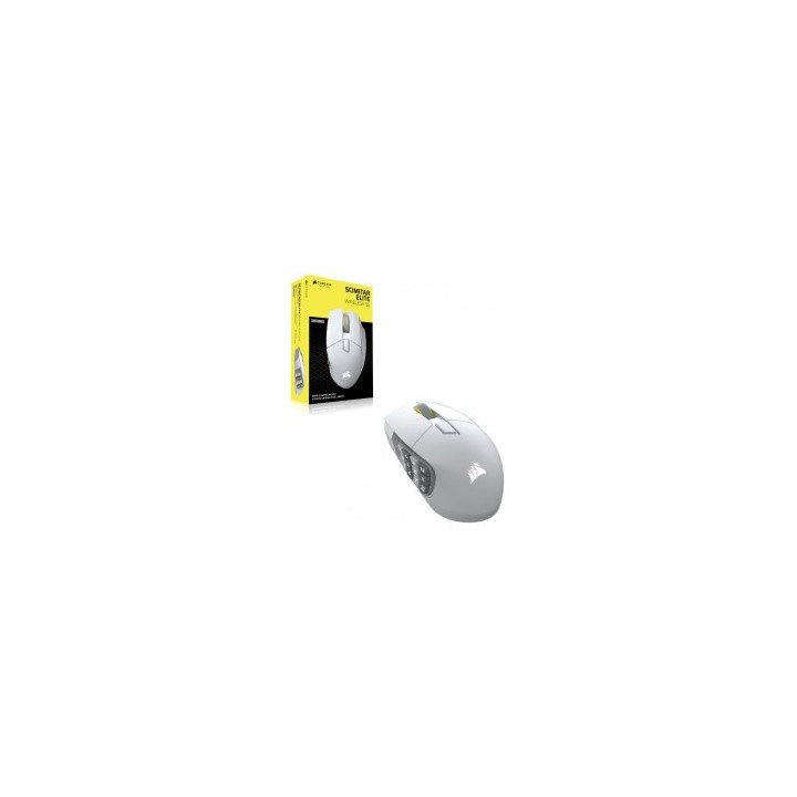 corsair raton corsair scimitar elite wireless blanco ch 9314011 ww