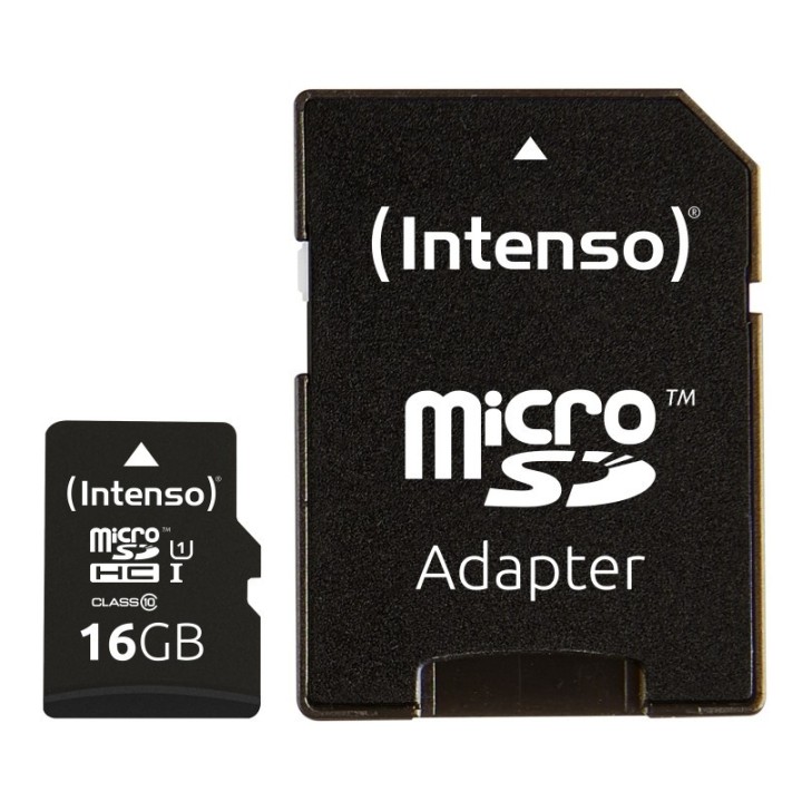 intenso 3423470 micro sd uhs i premium 16gb c/adap