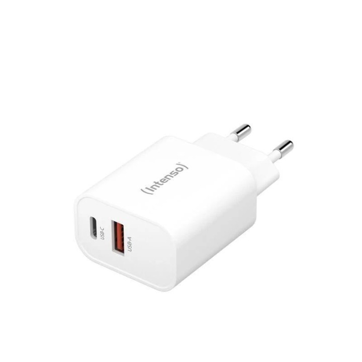 intenso  cargador pared w30ac1xusb a 1xusb c