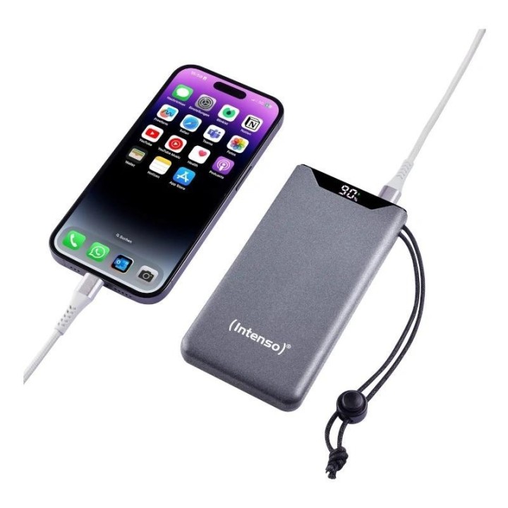 intenso  powerbank f10000  10000 mah  gris