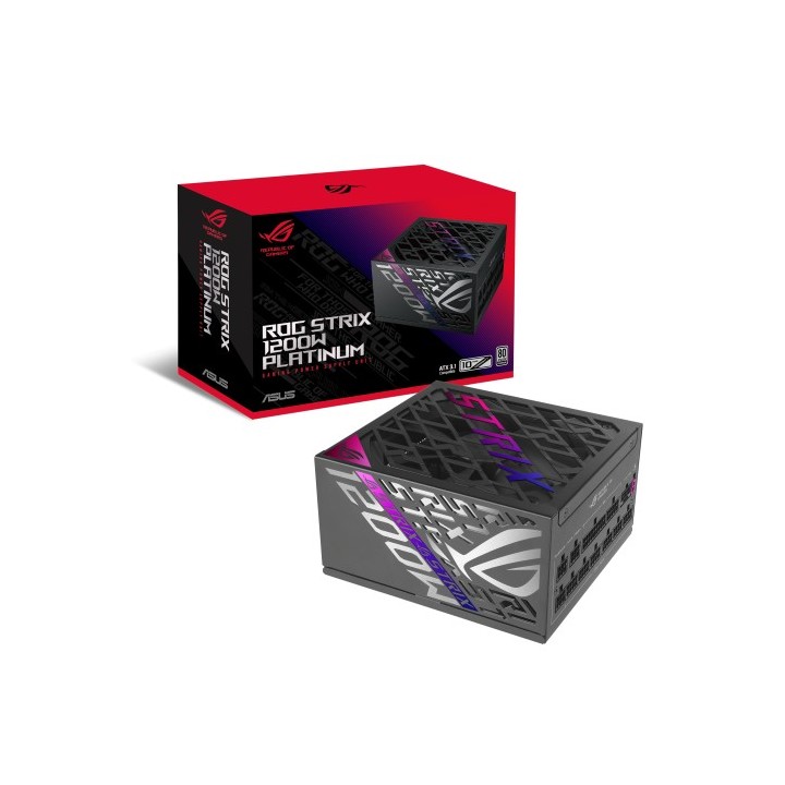 asus asus rog  strix 1200p gaming unidad de fuente de alimentacion 1200 w 20+4 pin atx atx negro