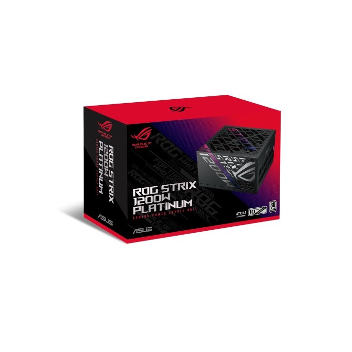 asus asus rog  strix 1200p gaming unidad de fuente de alimentacion 1200 w 20+4 pin atx atx negro