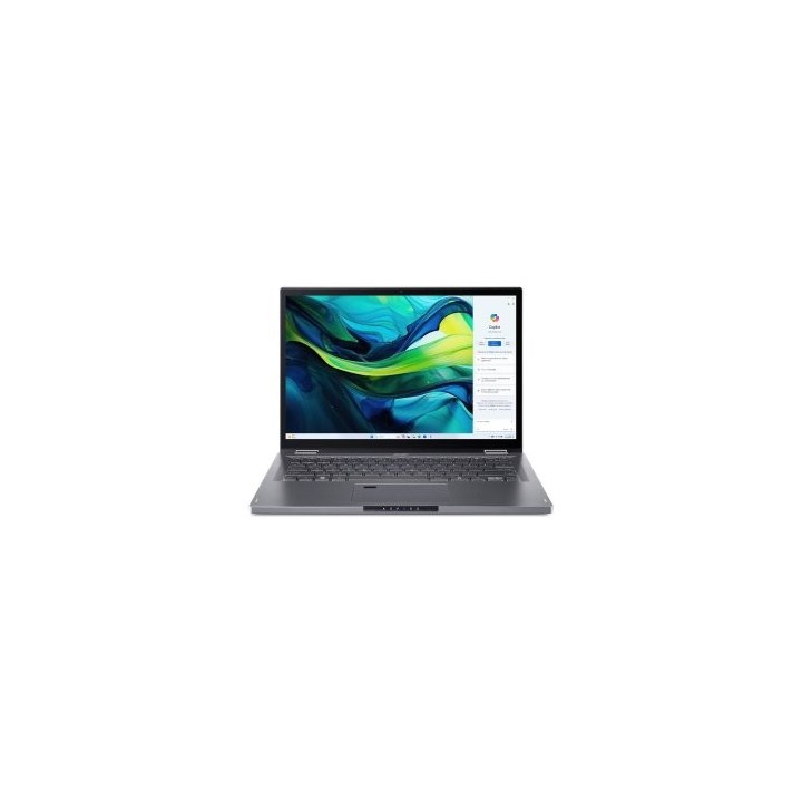 portatil acer asp14 52mtn 505b intel ultra 5 115u 14"tactil bisagra 360o 16gb 512gb w11h gris