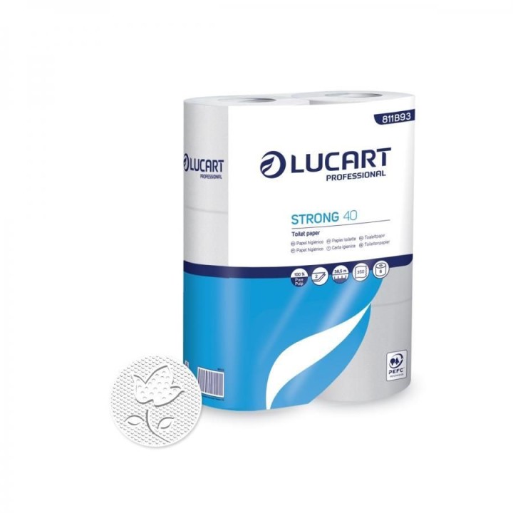p. 6 rollo papel higienico lucart strong 40