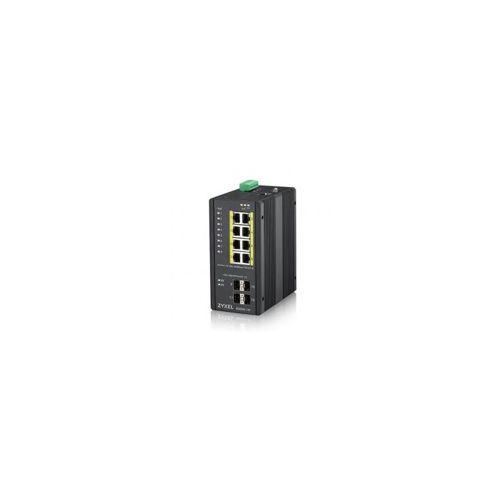 zyxel switch 12 puertos industrial zyxel rgs200   12p   zz0101f
