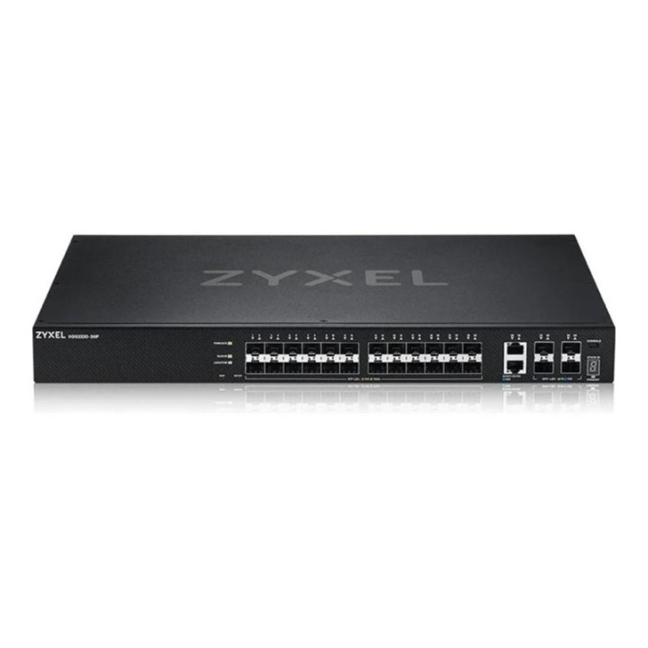zyxel switch 30 puertos zyxel xgs2220   30f   eu0101f