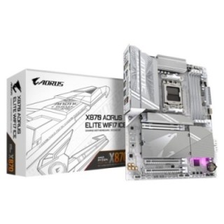 gigabyte placa base gigabyte x870 aorus elite wifi7 ice g10 am5 atx    4x ddr5    4x sata3