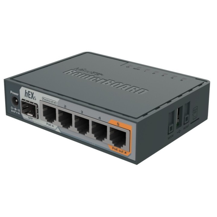 mikrotik rb760igs hex s router 5xgb 1xsfp l4
