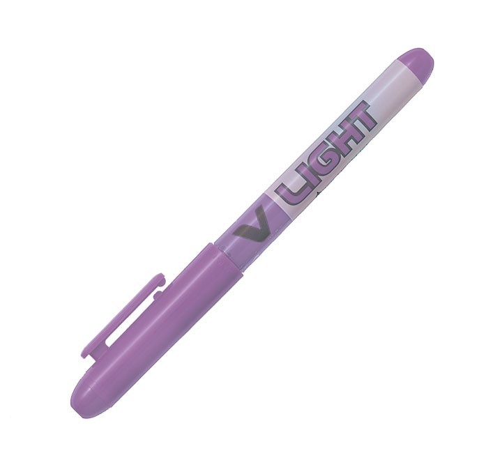 marcad. fluor pilot v light violeta