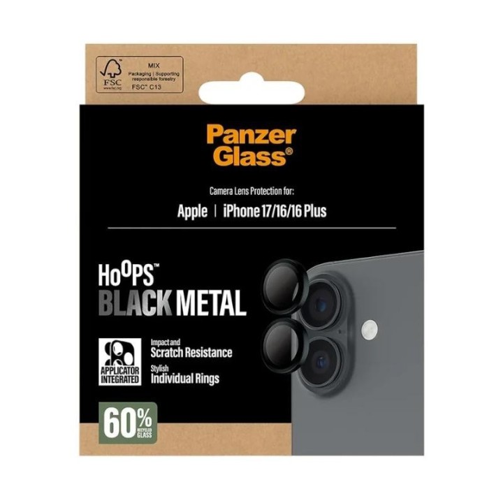 panzerglass camera protec. iphone 17 16 16plus neg