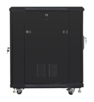 armario rack lanberg 19? 15u 600x800 flat pack negro puerta malla