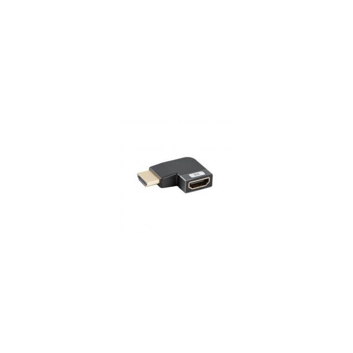 lanberg adaptador hdmi 8k lanberg macho   hembra angulo izquierda