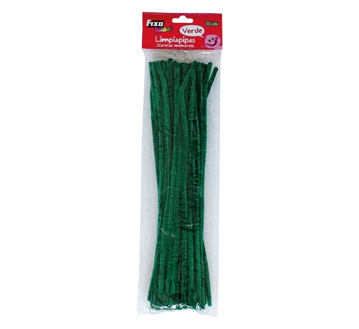pack 50 limpiapipas fixo verde 68013500
