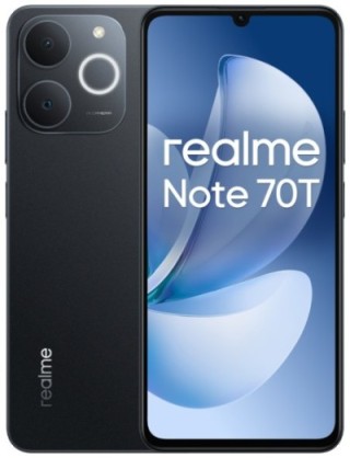 smartphone realme note 70t 4gb 128gb obsidian black