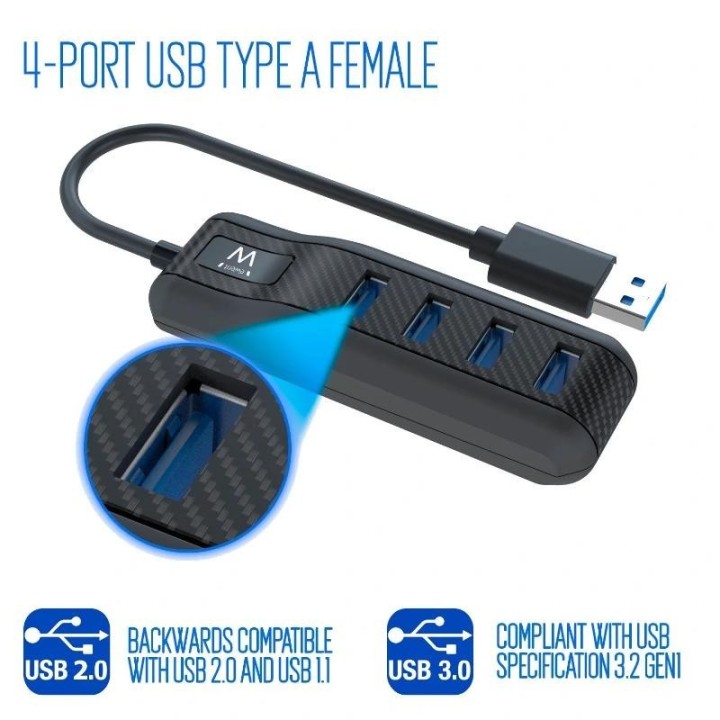 ewent ew1138 hub 4 puertos usb 3.1 gen1  usb 3.0