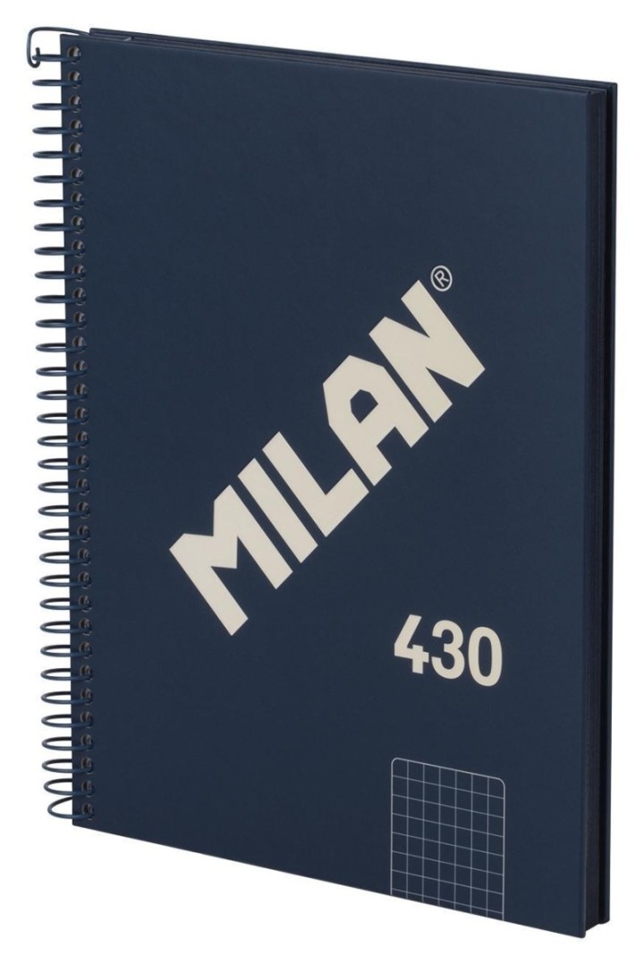 cuad. esp milan a5 80f 5x5 azul
