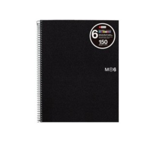 cuad. miquel rius notebook 6 a5 150h basic neg