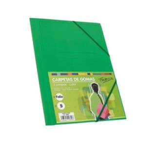 carpeta gomas fabrisa carton fo verde 15827
