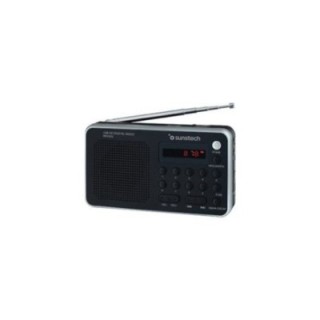 radio portatil digital sunstech rpds32sl usb/sd negro/plata