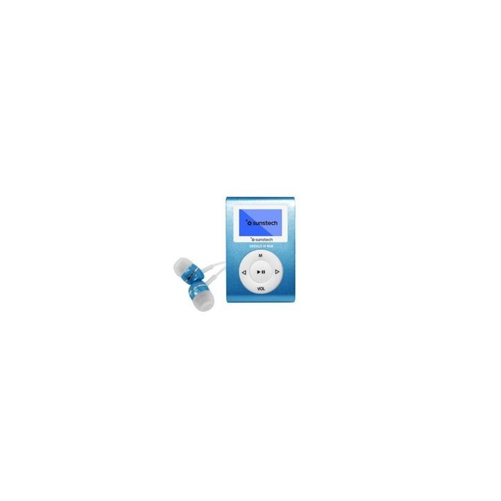 mp3 sunstech dedalo iii 1.1" 8gb fm azul