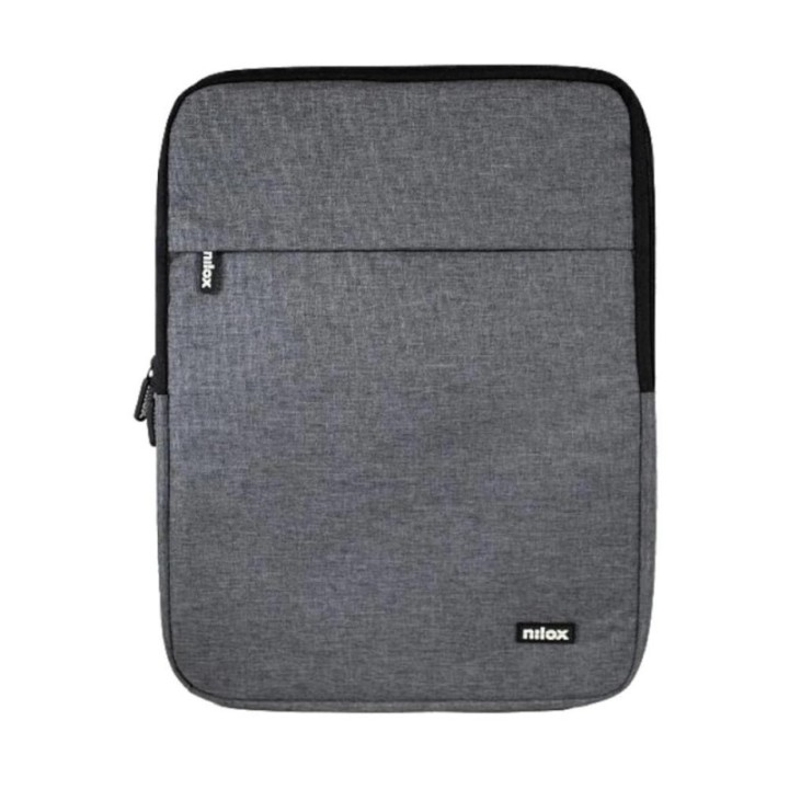 nilox funda nilox sleeve para portatil 17.3 pulgadas gris