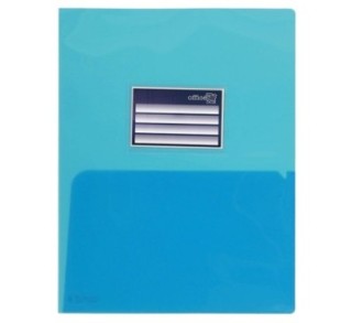 dossier c/tarjetero a4 classic azul 27626