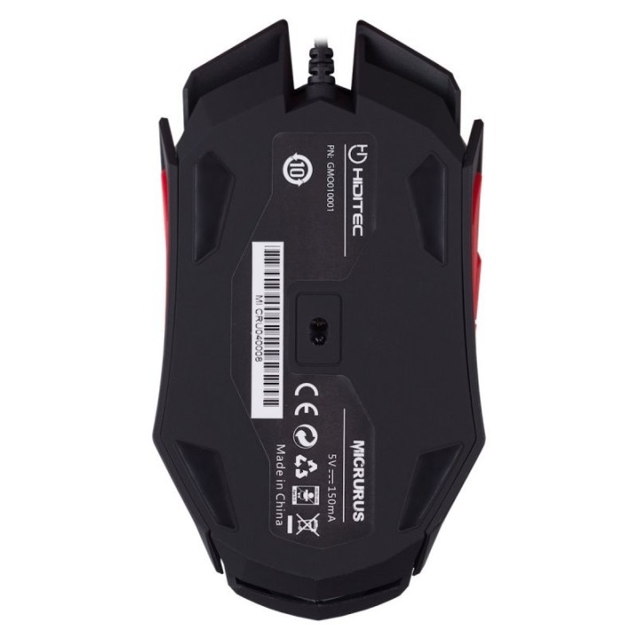 hiditec rat?n gaming micrurus 8100dpi