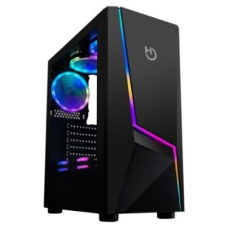 hiditec semitorre v20 pro argb cristal templado