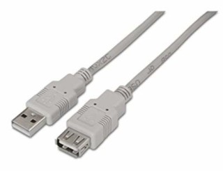 cable aisens usb 2.0 tipo a/m a/h beige 1.8m