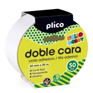 cinta adh. doble cara plico 50mmx20m 13321