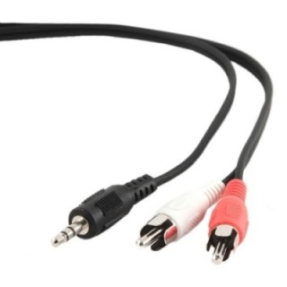 gembird cable audio 3.5mm m  a 2 rca m  2.5 mts