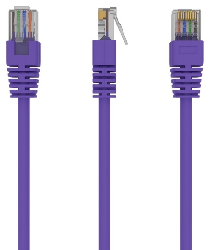 cable red cat5e gembird utp violeta 0,25 m